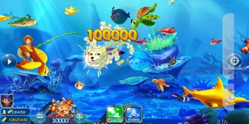 Cơ chế bắn cá đặc biệt trong Oneshot Fishing W88
